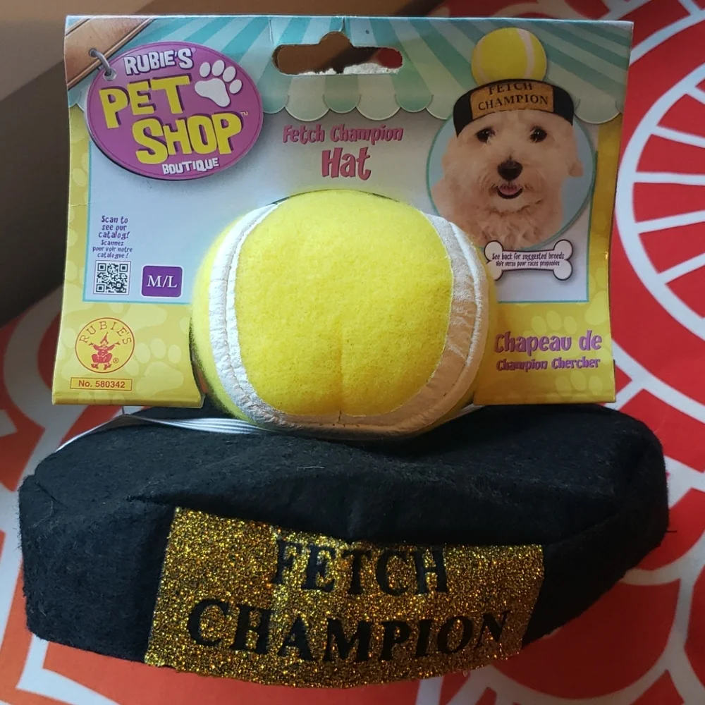 FREE w/ any bundle Dog 'fetch champion' hat